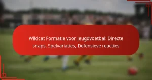 Wildcat Formatie voor Jeugdvoetbal: Directe snaps, Spelvariaties, Defensieve reacties